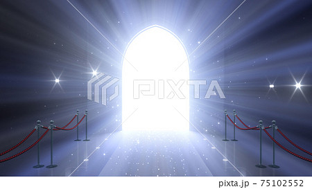 開く ドア 扉 未来のイラスト素材