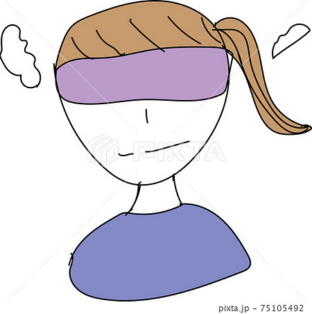 ホットアイマスクのイラスト素材