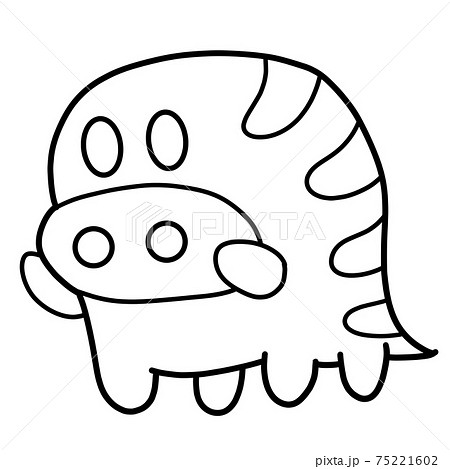 イノシシ キャラクターの写真素材