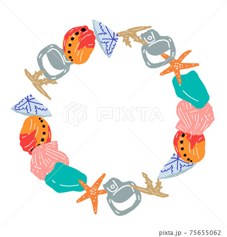 トコブシのイラスト素材