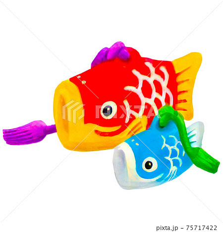 こい 鯉 コイ 魚のイラスト素材