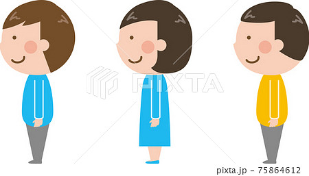 行列のイラスト素材 行列のイラスト素材