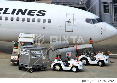 Jal 飛行機の写真素材