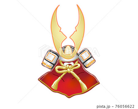 甲冑 鎧 兜 鎧兜のイラスト素材