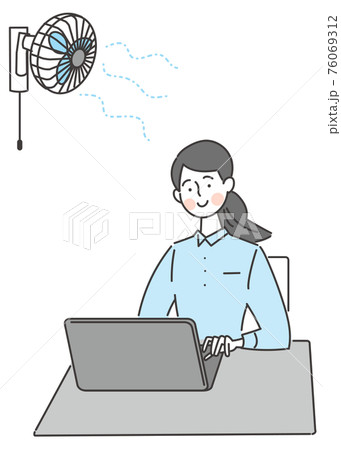 扇風機のイラスト素材集 ピクスタ