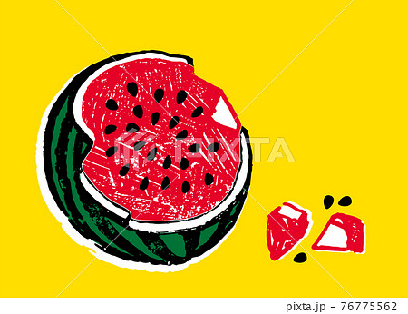 版画風 かわいいのイラスト素材