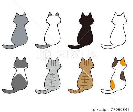 絵画「猫の背中に 極小 フランス 〜 シャルトリュー」パリ/猫