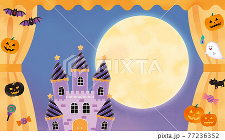 キャラクター 死神 ハロウィンのイラスト素材