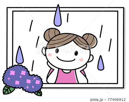 うっとり かわいいのイラスト素材