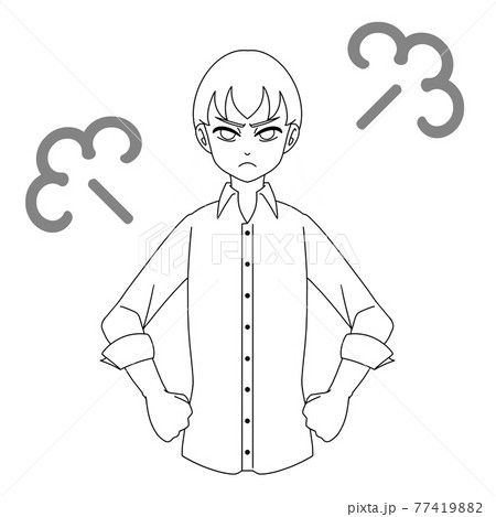 許さないのイラスト素材