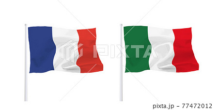 イタリア国旗のイラスト素材集 ピクスタ