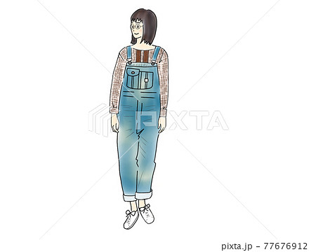 メガネ おしゃれのイラスト素材