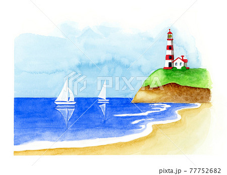 風景 海 水彩画 灯台の写真素材 - PIXTA 風景 海 水彩画 灯台の写真素材 - PIXTA