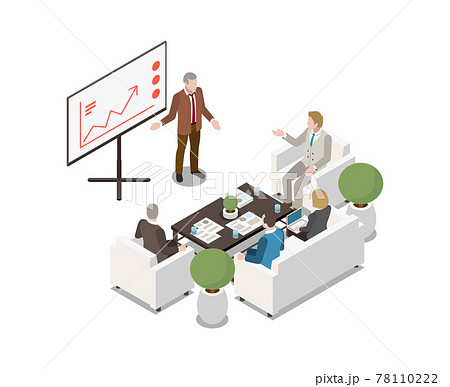 グランドスタッフのイラスト素材