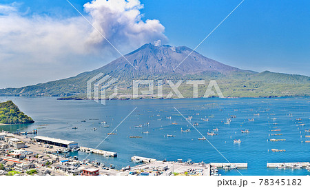 桜島の写真素材集 ピクスタ