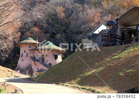 ムーミンの家の写真素材