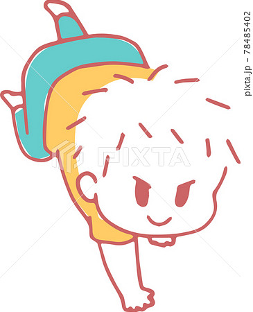 ハーフバースデーのイラスト素材