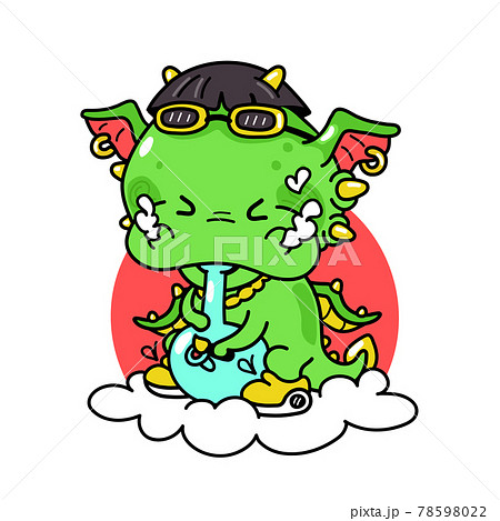 ドラゴン かわいい イラスト 緑のイラスト素材 ドラゴン かわいい イラスト 緑のイラスト素材