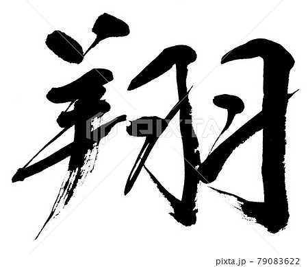 翔 漢字の写真素材