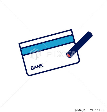 通帳 アイコンの写真素材