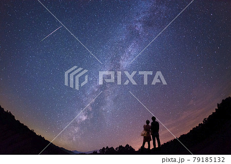 オリオン座流星群の写真素材 - PIXTA