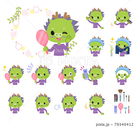 龍 かわいいのイラスト素材