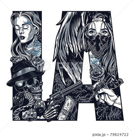 刺青 ヘビ 蛇 翼のイラスト素材 刺青 ヘビ 蛇 翼のイラスト素材