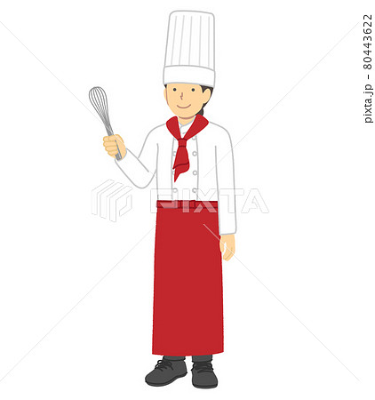 パティシエ 女性のイラスト素材