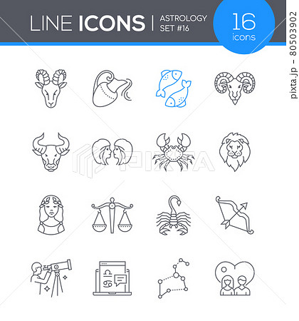 さそり座 マーク のイラスト素材