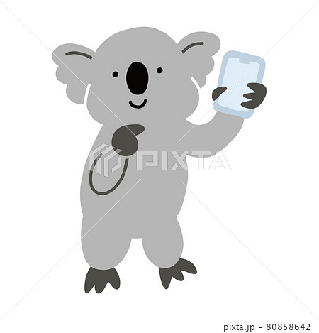 動物 コアラ イラスト かわいいのイラスト素材