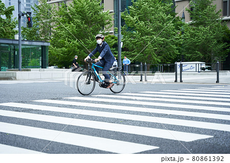 コミュニティ道路の写真素材