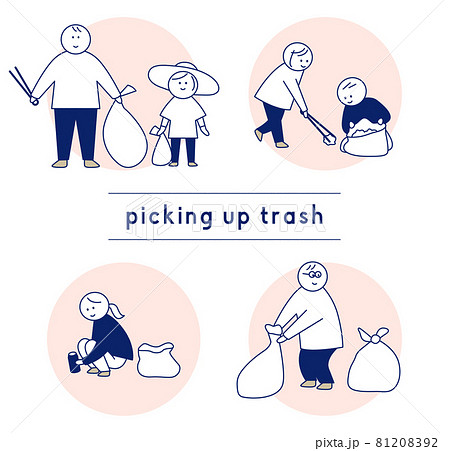 Trash Pickup Illustrations