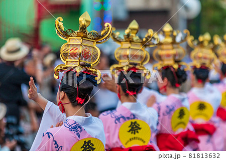 山鹿灯篭祭りの写真素材 - PIXTA