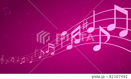合唱コンクール 合唱 音符のイラスト素材