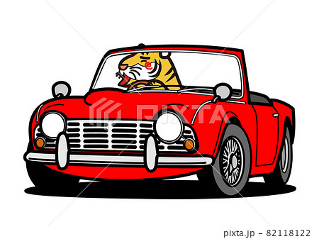オープンカーのイラスト素材集 ピクスタ
