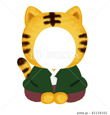 トラ 着ぐるみのイラスト素材