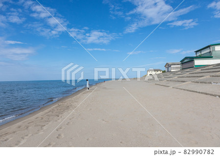 角田浜海水浴場の写真素材