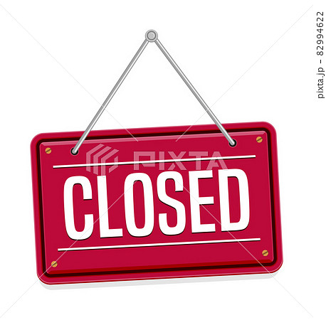 閉店のイラスト素材