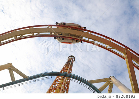 浅草 台東区 花屋敷 花やしきの写真素材 浅草 台東区 花屋敷 花やしきの写真素材