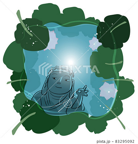 お釈迦様のイラスト素材