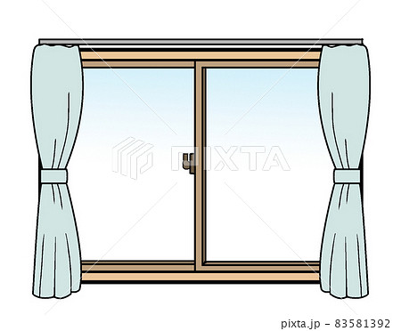 サッシのイラスト素材