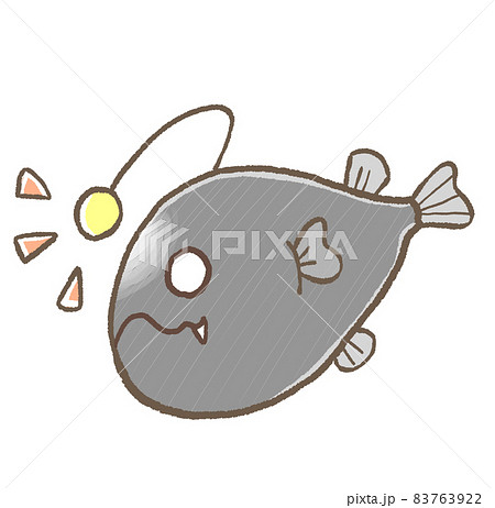 チョウチンアンコウのイラスト素材