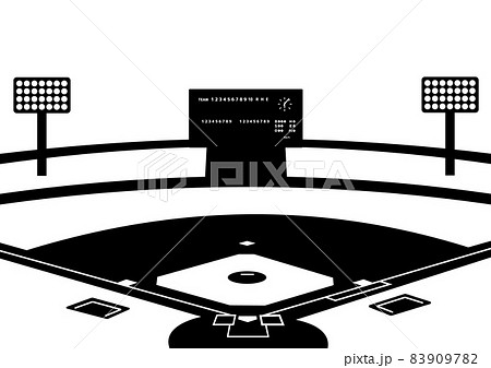 野球場のイラスト素材集 ピクスタ