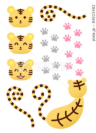 しっぽ 後姿 動物のイラスト素材