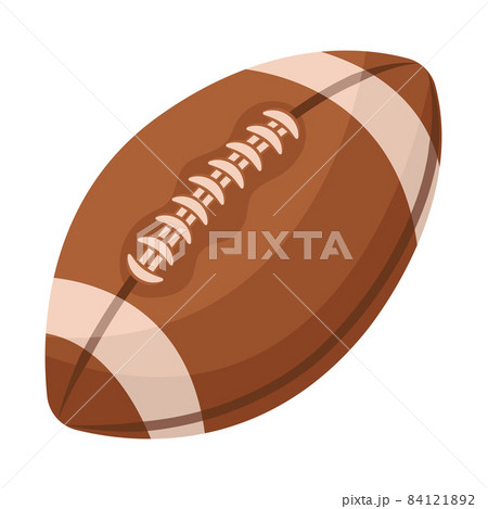 ラグビーフットボールのイラスト素材