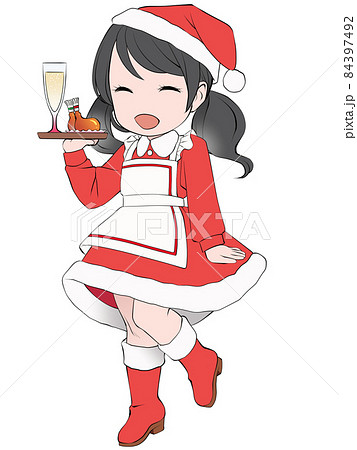 乾杯 女性 女 女の子のイラスト素材