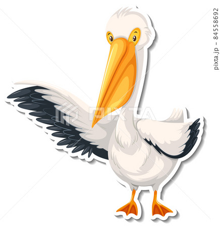 ベクター ペリカン かわいい イラストのイラスト素材 ベクター ペリカン かわいい イラストのイラスト素材