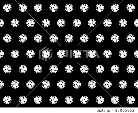 矢立　太鼓型　三つ巴模様 矢立 太鼓型 三つ巴模様