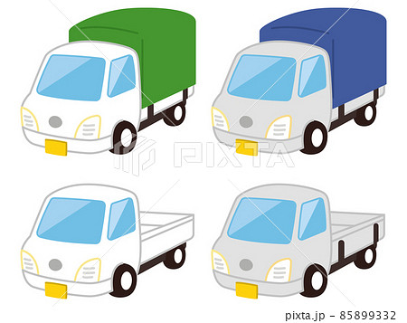 はたらく車のイラスト素材