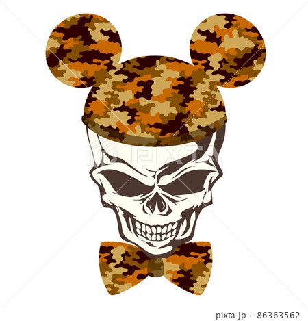 スカルのイラスト素材